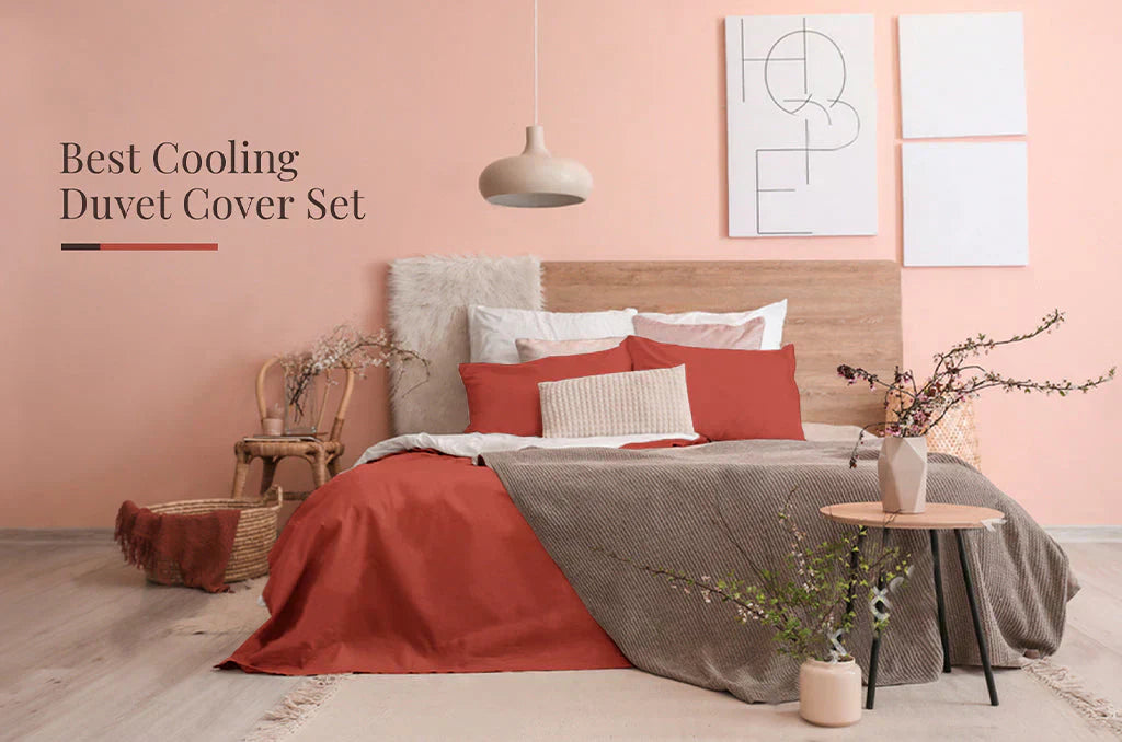 Coloured duvet cover