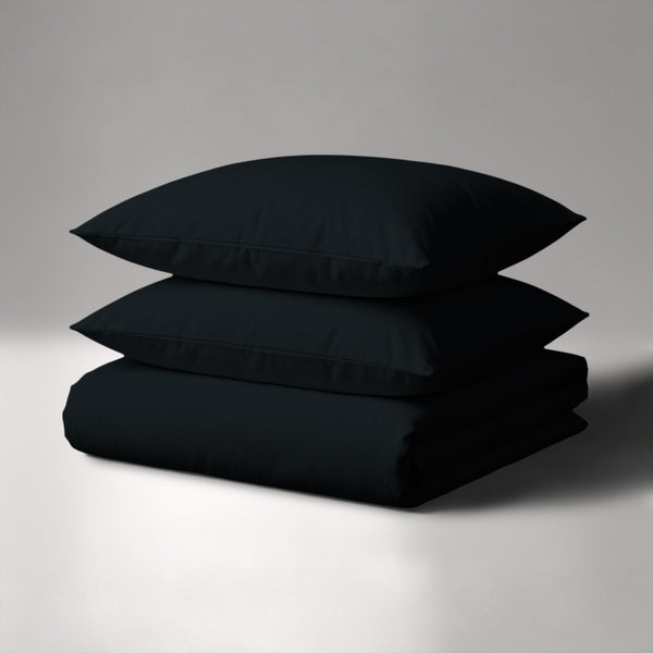 Perkal Bettbezug-Set aus 100% Baumwolle
