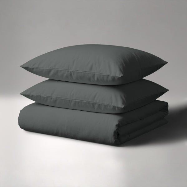 Perkal Bettbezug-Set aus 100% Baumwolle