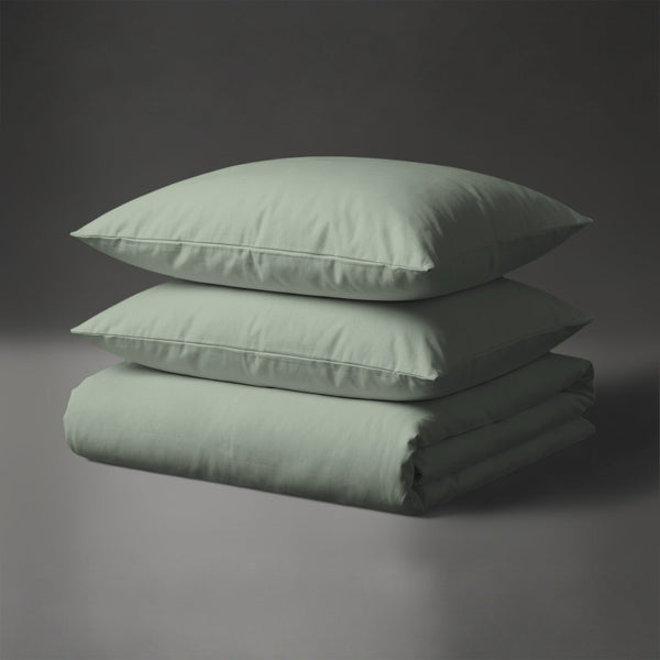 Perkal Bettbezug-Set aus 100% Baumwolle