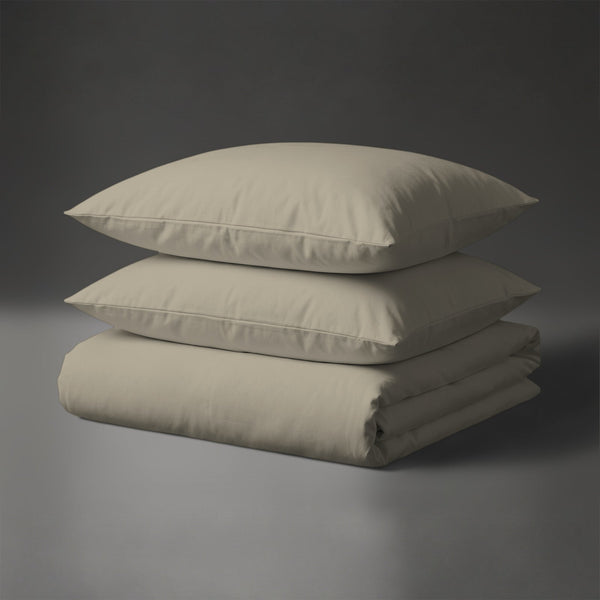 Perkal Bettbezug-Set aus 100% Baumwolle