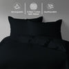 Perkal Bettbezug-Set aus 100% Baumwolle