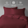 Perkal Bettbezug-Set aus 100% Baumwolle