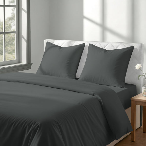 Perkal Bettbezug-Set aus 100% Baumwolle
