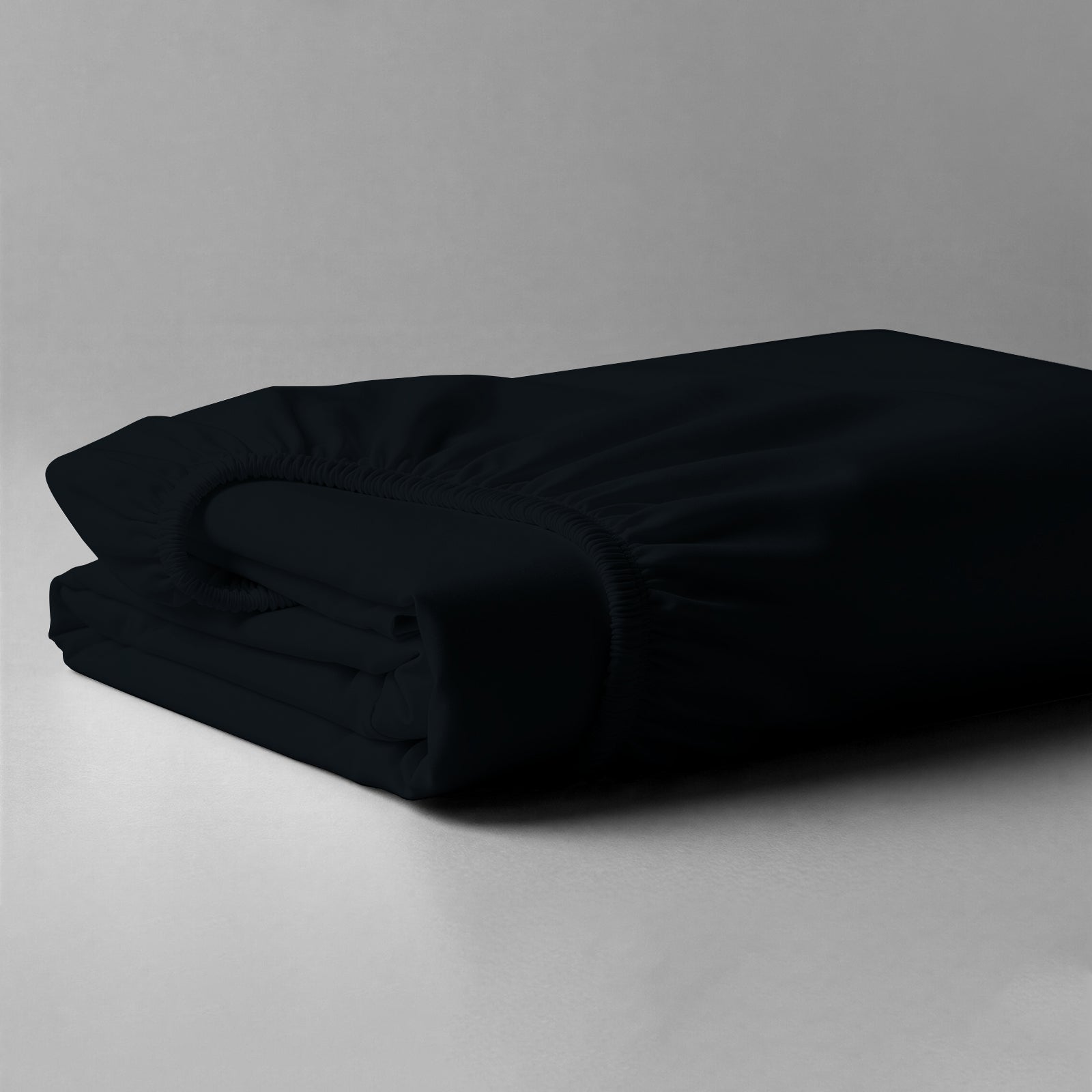 Royale Spannbettlaken mit 1000 Fadenzahl aus 100% Baumwolle - Spannbettlaken - 90x200 cm-100x200 cm - Black