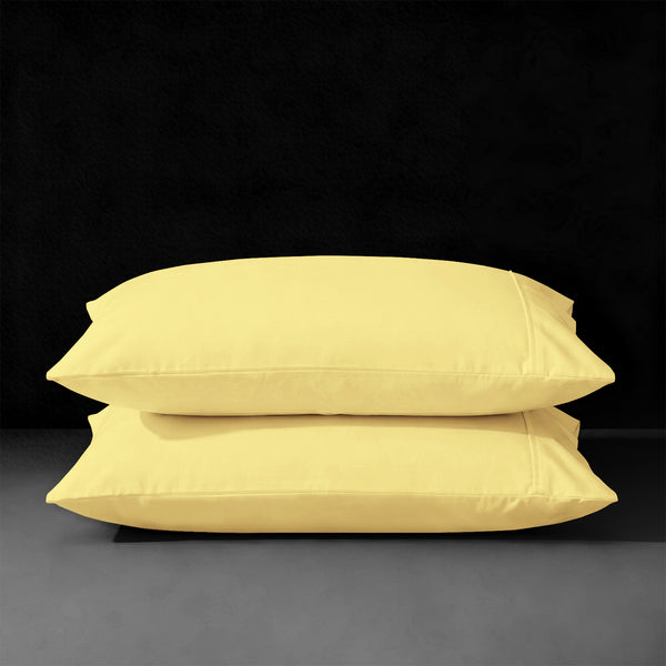 Premium 400 Thread Count 100% Cotton Pillow Envelope Cases (2 PC)