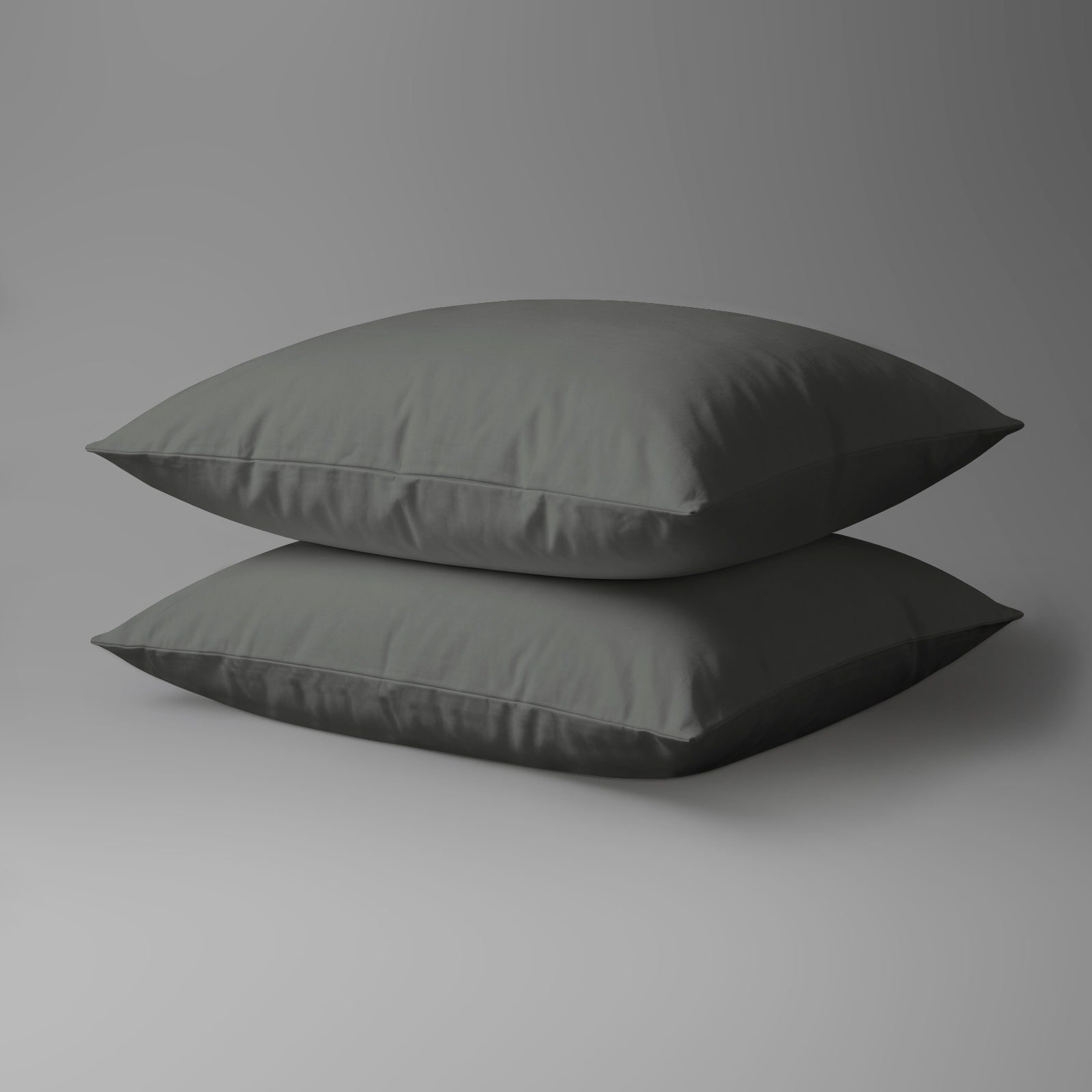 2 tlg. Kissenbezüge - 70 x 90 cm - Pearl Grey