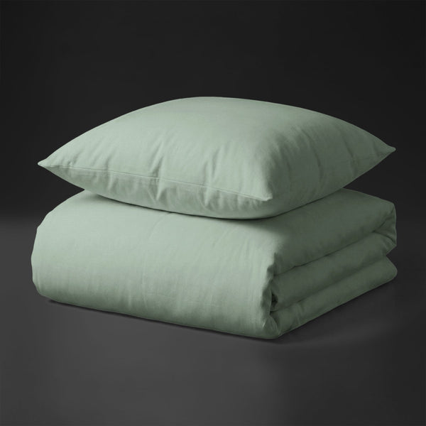 Luxus Bettbezug-Set mit 800 Fadenzahl aus 100% Baumwolle - DE - 155x220 + 1 x 80x80 - Baby Blue