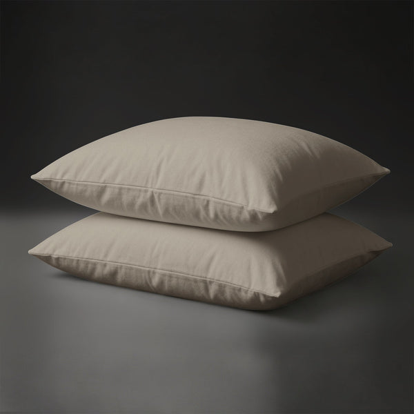 Luxus Kissenbezüge mit 800 Fadenzahl aus 100% Baumwolle (2er-Set) mit Oxford-Bordüre