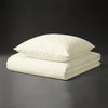 Luxus Bettbezug-Set mit 800 Fadenzahl aus 100% Baumwolle - AT - 140x200 + 1 x 70x90 - Off White