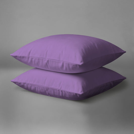 2 tlg. Kissenbezüge - 65 x 65 cm - Purple