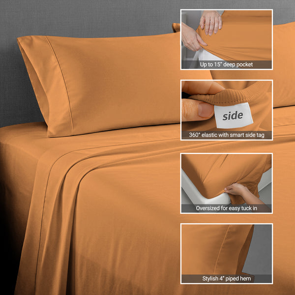 Premium 400 Thread Count 100% Cotton Sheet Set