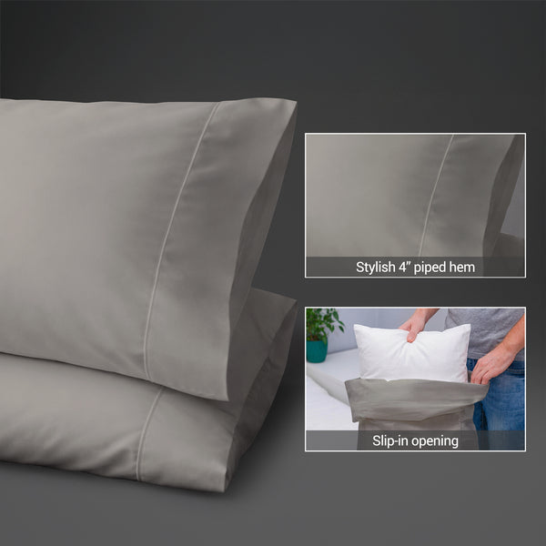 Premium 400 Thread Count 100% Cotton Pillowcases (2 PC)