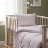 Premium 400 Thread Count 100% Cotton Crib Duvet Cover Set