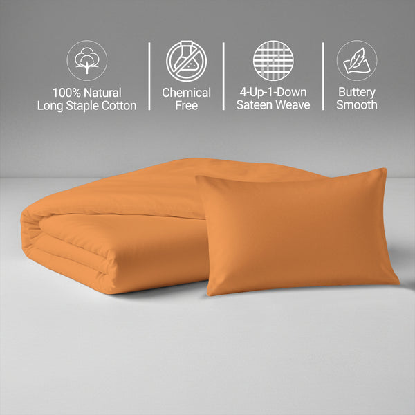 Premium 400 Thread Count 100% Cotton Crib Duvet Cover Set