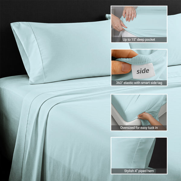 Premium 400 Thread Count 100% Cotton Sheet Set