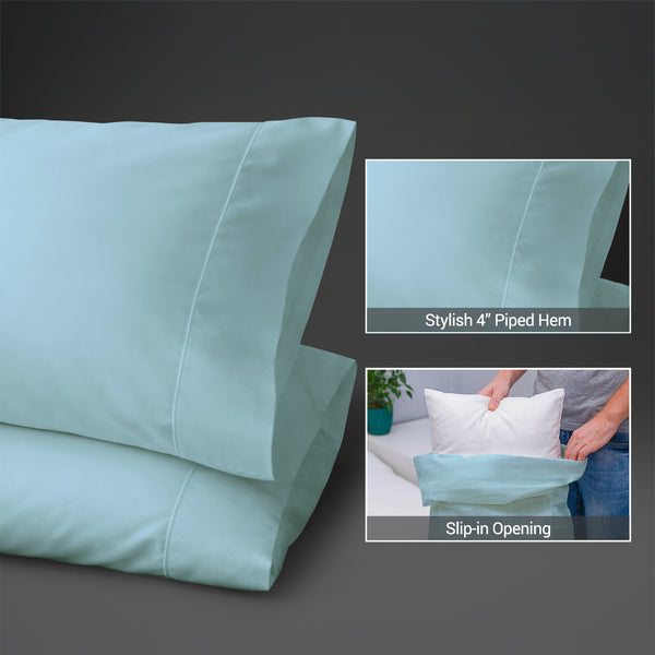 Deluxe 600 Thread Count 100% Cotton Pillowcases