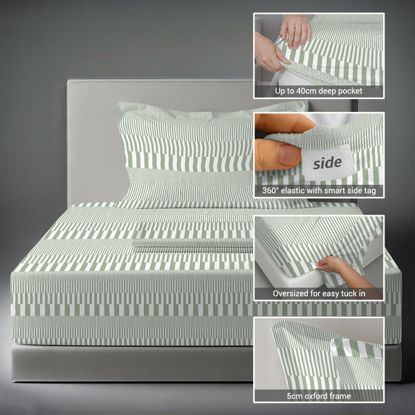 Premium 400 Thread Count 100% Cotton Bed Sheet Set