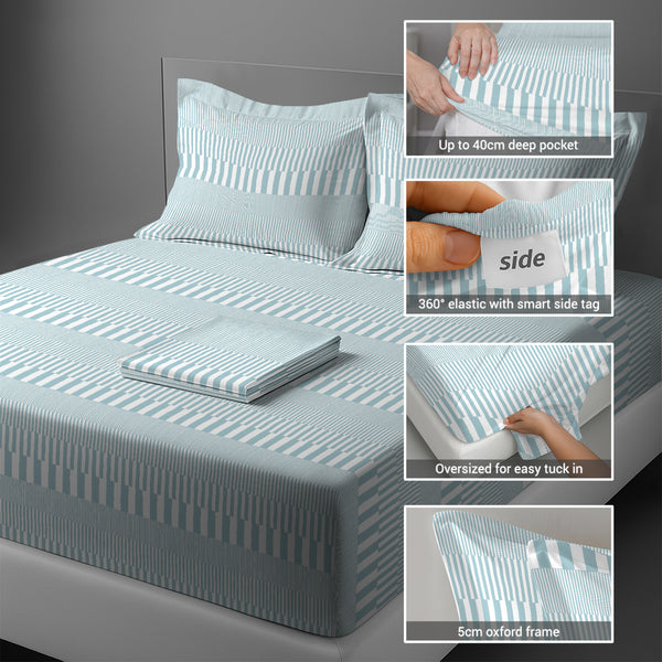 Premium 400 Thread Count 100% Cotton Bed Sheet Set