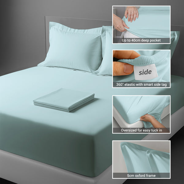 Premium 400 Thread Count 100% Cotton Bed Sheet Set