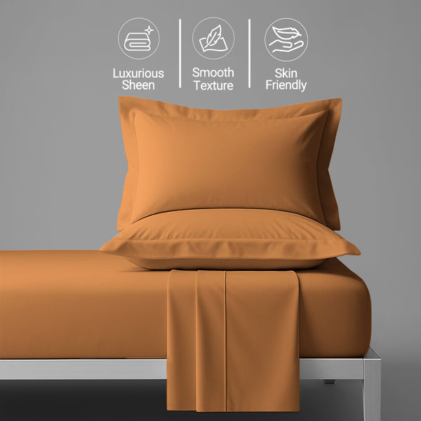 Premium 400 Thread Count 100% Cotton Bed Sheet Set