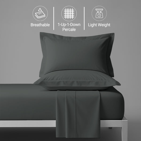 Percale 100% Cotton Sheet Set