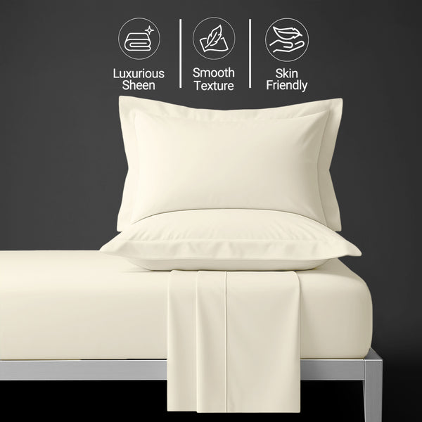 Premium 400 Thread Count 100% Cotton Bed Sheet Set