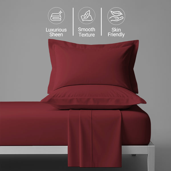 Premium 400 Thread Count 100% Cotton Bed Sheet Set