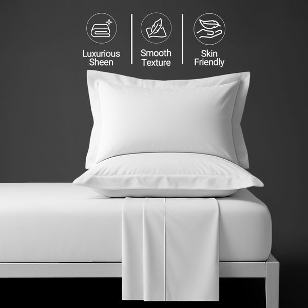 Premium 400 Thread Count 100% Cotton Bed Sheet Set