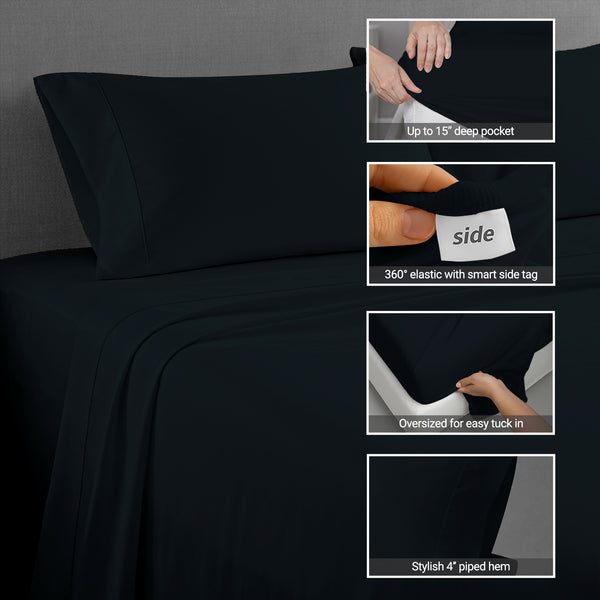 Luxury 800 Thread Count 100% Cotton Sheet Set