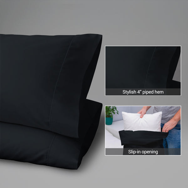 Premium 400 Thread Count 100% Cotton Pillowcases (2 PC)