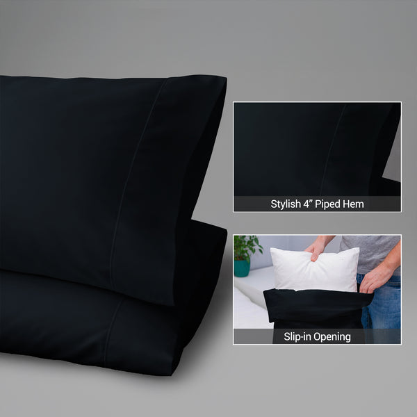 Deluxe 600 Thread Count 100% Cotton Pillowcases