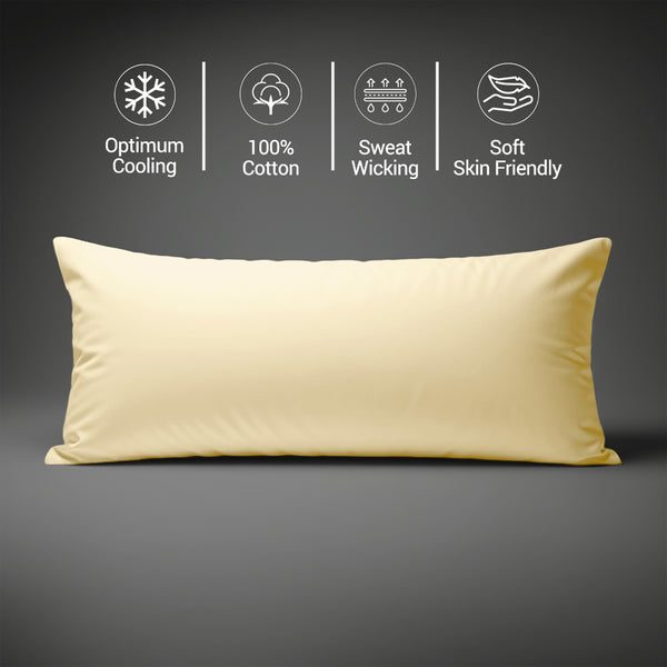 Premium 400 Thread Count 100% Cotton Body  Pillowcase (1 PC)