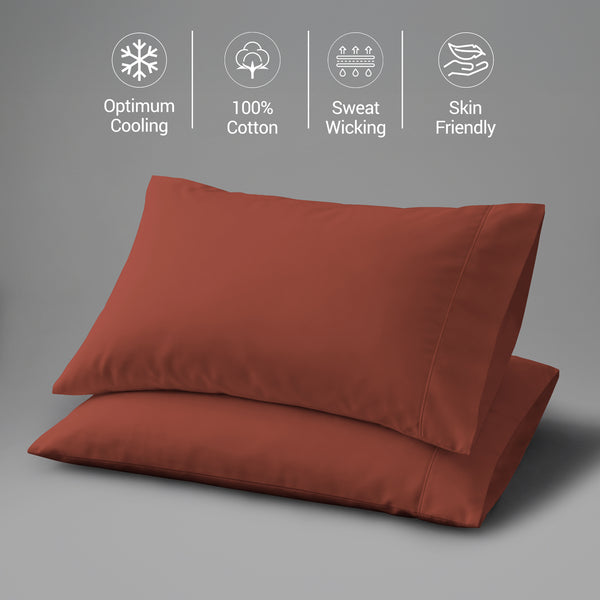 Premium 400 Thread Count 100% Cotton Pillowcases (2 PC)