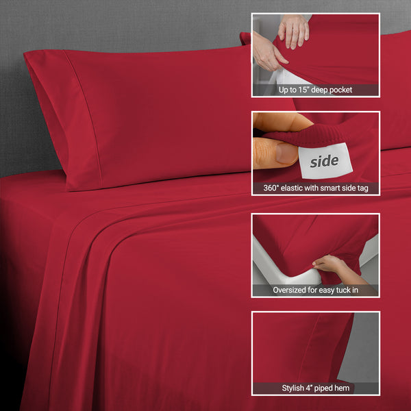 Premium 400 Thread Count 100% Cotton Sheet Set