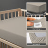 Premium 400 Thread Count 100% Cotton Cot Fitted Sheet