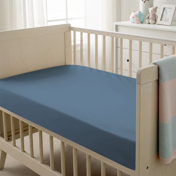 Premium 400 Thread Count 100% Cotton Cot Fitted Sheet