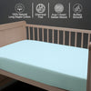 Premium 400 Thread Count 100% Cotton Cot Fitted Sheet