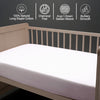 Premium 400 Thread Count 100% Cotton Cot Fitted Sheet