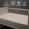 Premium 400 Thread Count 100% Cotton Cot Fitted Sheet