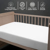 Premium 400 Thread Count 100% Cotton Cot Fitted Sheet