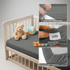Premium 400 Thread Count 100% Cotton Crib Fitted Sheet