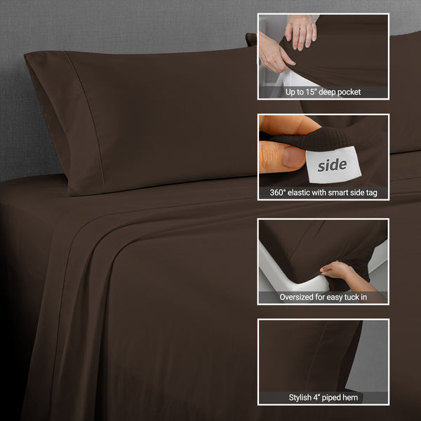 Premium 400 Thread Count 100% Cotton Sheet Set