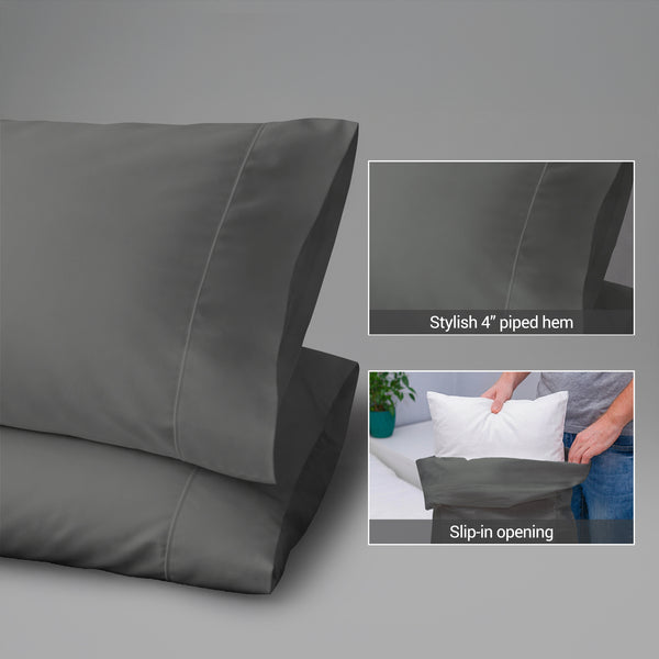 Premium 400 Thread Count 100% Cotton Pillowcases (2 PC)