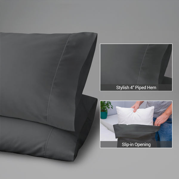 Deluxe 600 Thread Count 100% Cotton Pillowcases