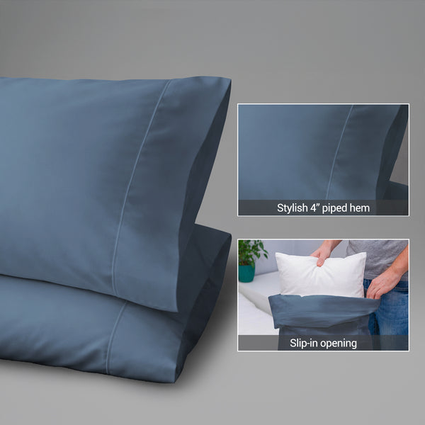 Premium 400 Thread Count 100% Cotton Pillowcases (2 PC)