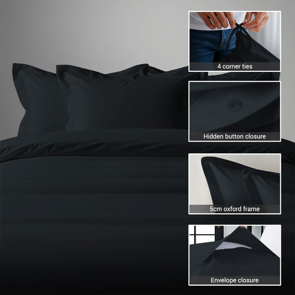 Permium 400 Thread Count 100% Cotton Duvet Cover Set