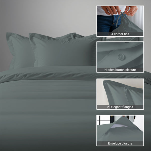 Royale 1000 Thread Count 100% Cotton Duvet Cover Set