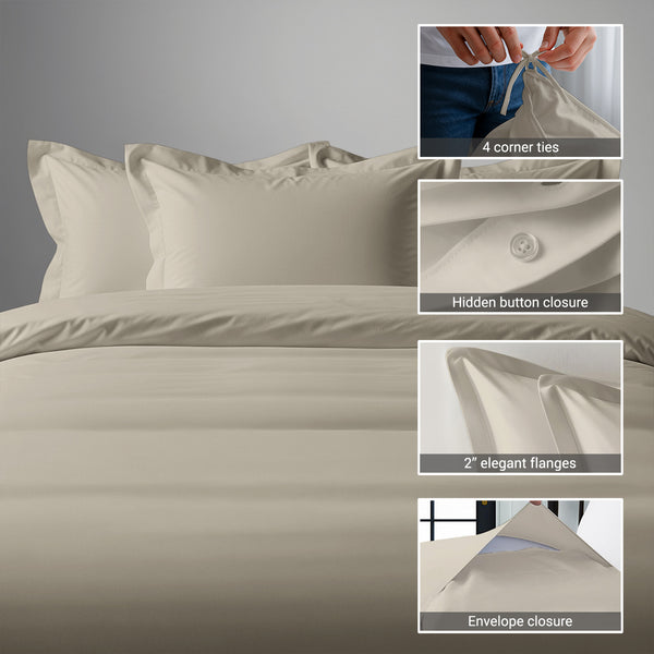 Royale 1000 Thread Count 100% Cotton Duvet Cover Set