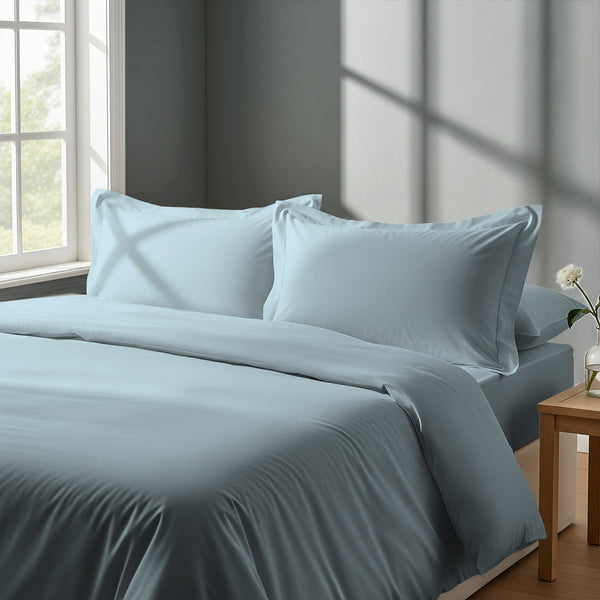 Percale 100% Cotton Duvet Cover Set